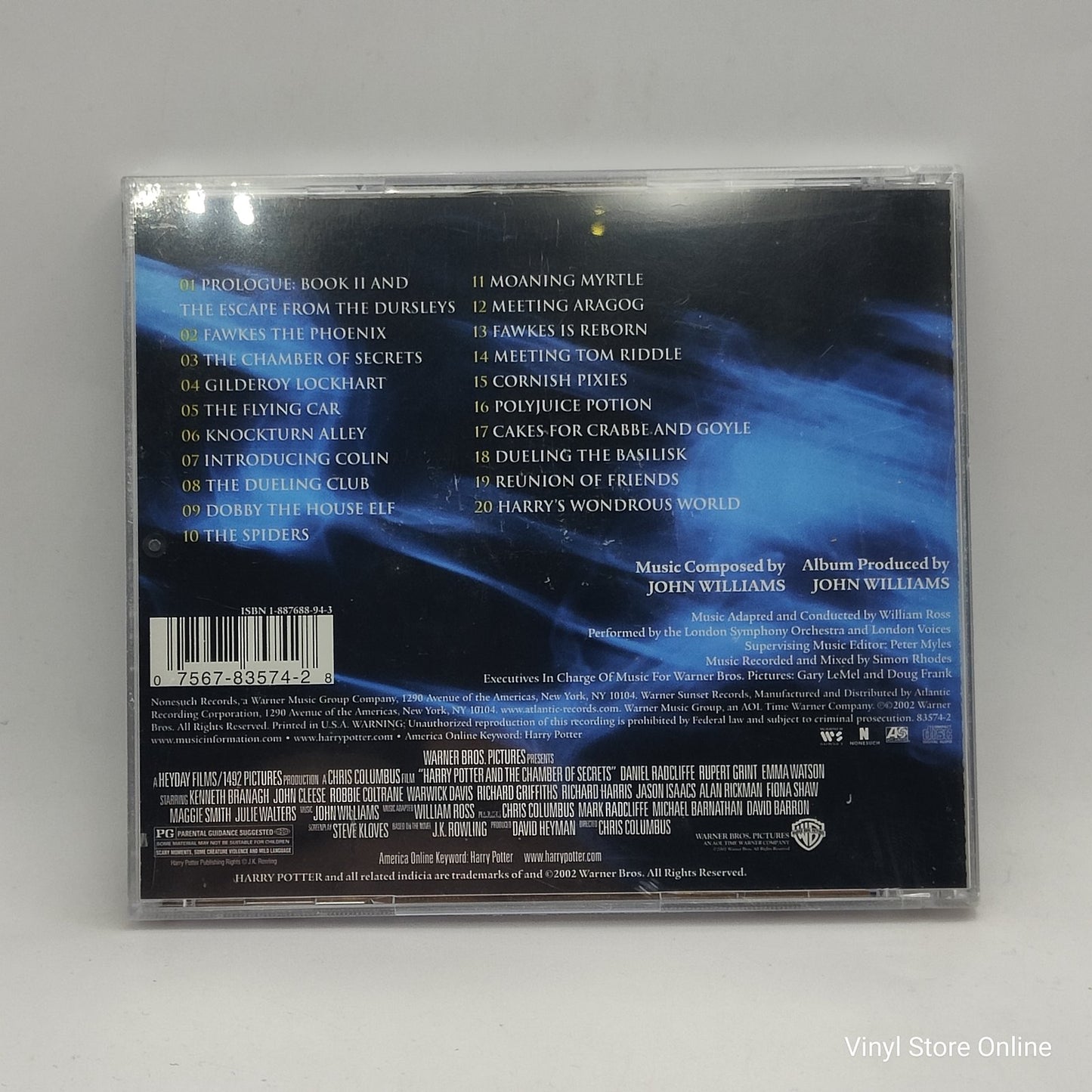 John Williams - Harry Potter And The Chamber Of Secrets (Music From And Inspired By The Motion Picture) (CD, Album + CD-ROM, Enh + Ltd, Her)