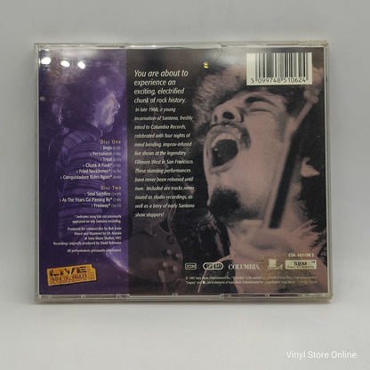 Santana - Live At The Fillmore '68 (CD, Album)
