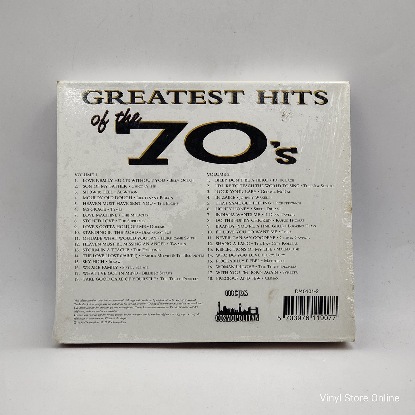 Various – Greatest Hits Of The 70's