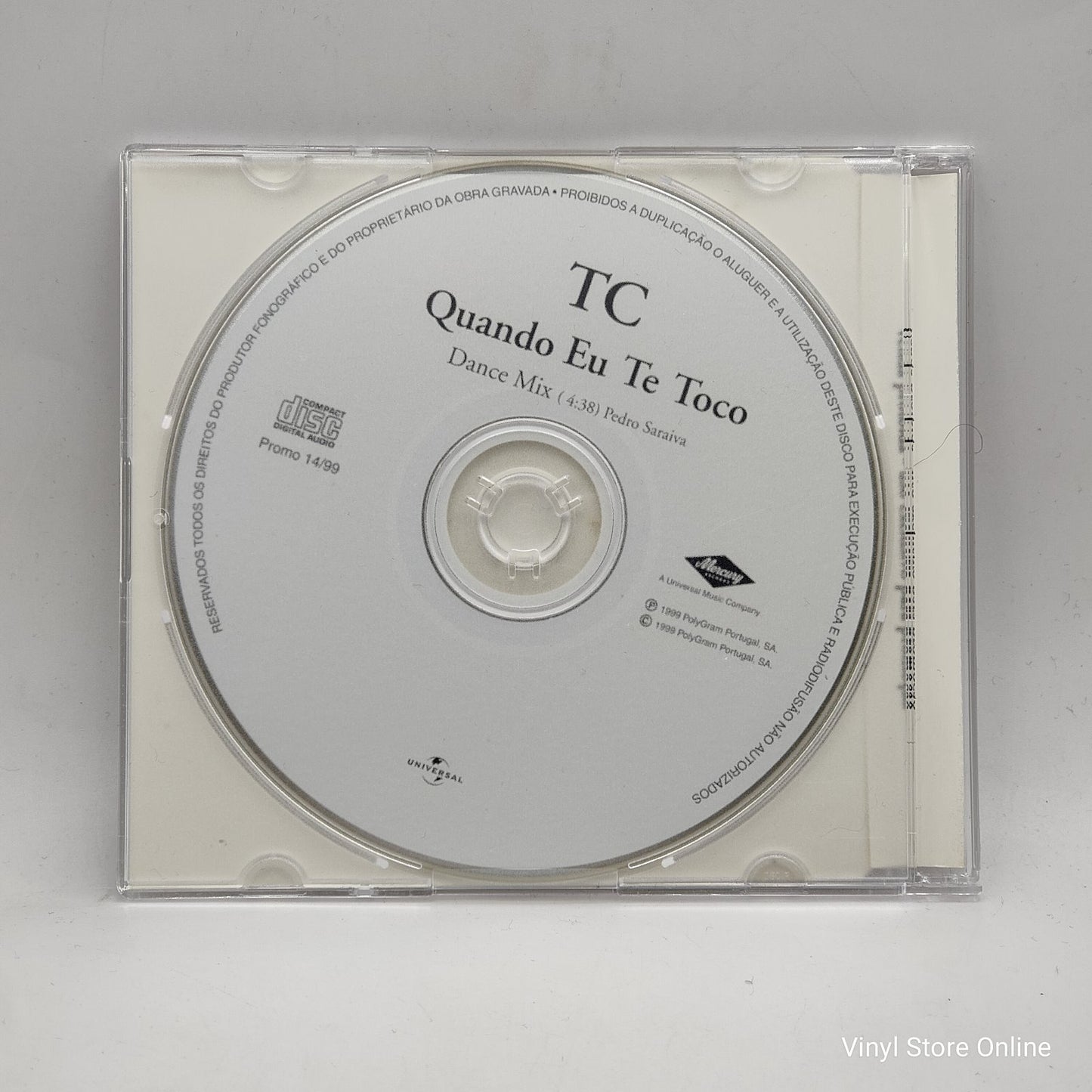 TC - Quando Eu Te Toco - Dance Mix (CD, Single, Promo)