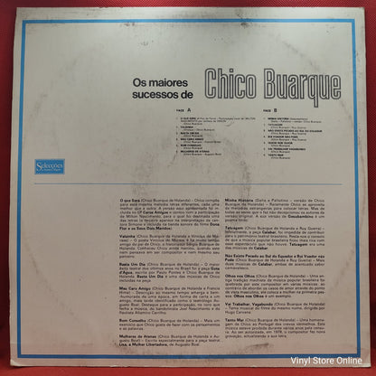 Chico Buarque - Os Maiores Sucessos De Chico Buarque (LP, Comp)