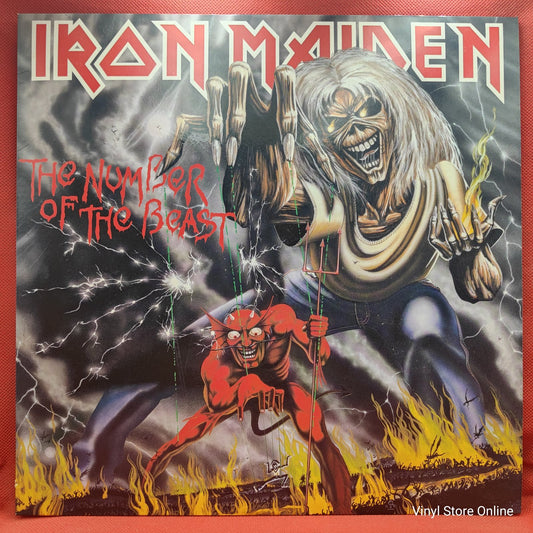 Iron Maiden - The Number Of The Beast (LP, Album, RE, 180)