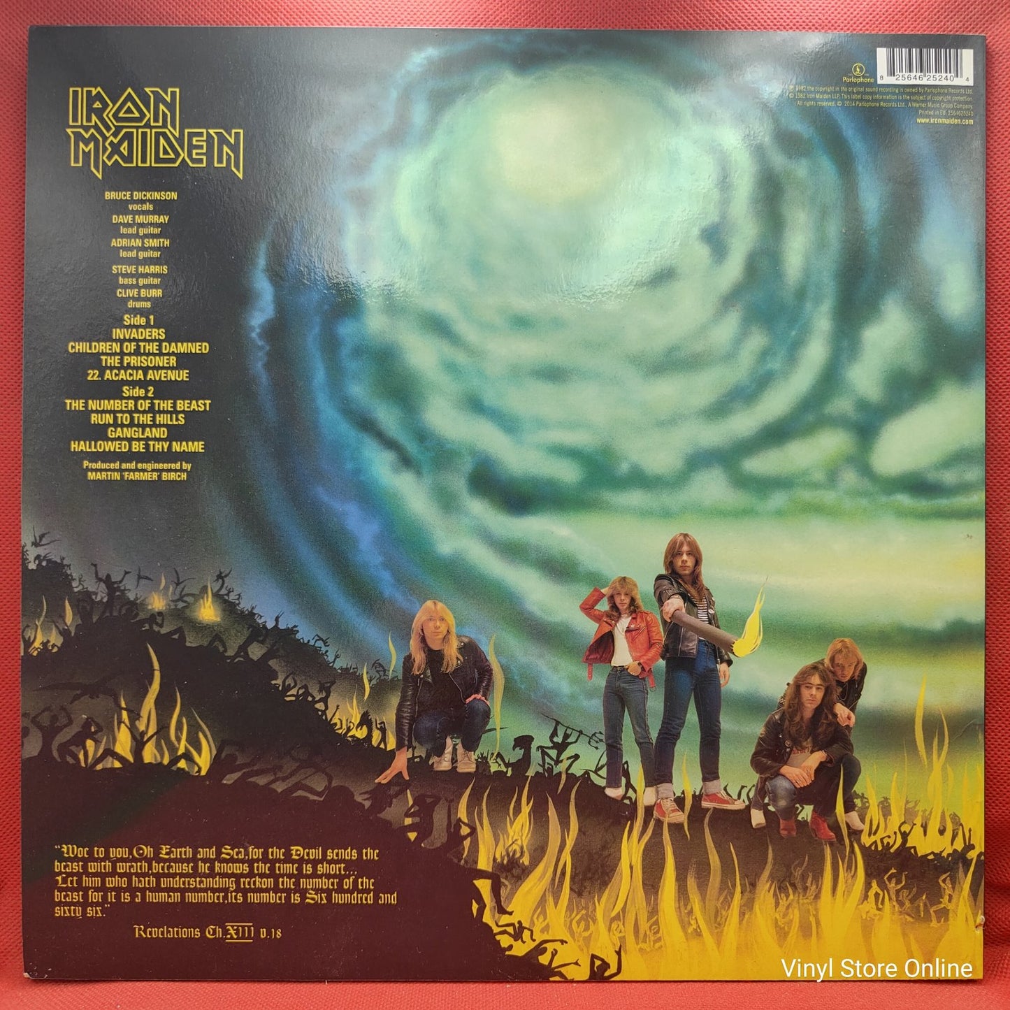 Iron Maiden - The Number Of The Beast (LP, Album, RE, 180)
