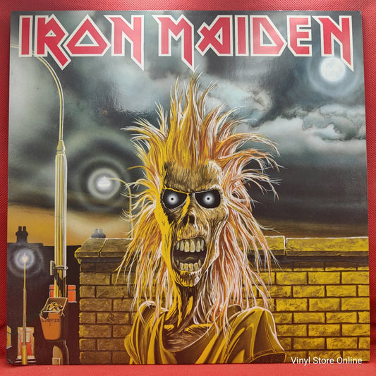 Iron Maiden - Iron Maiden (LP, Album, RE)