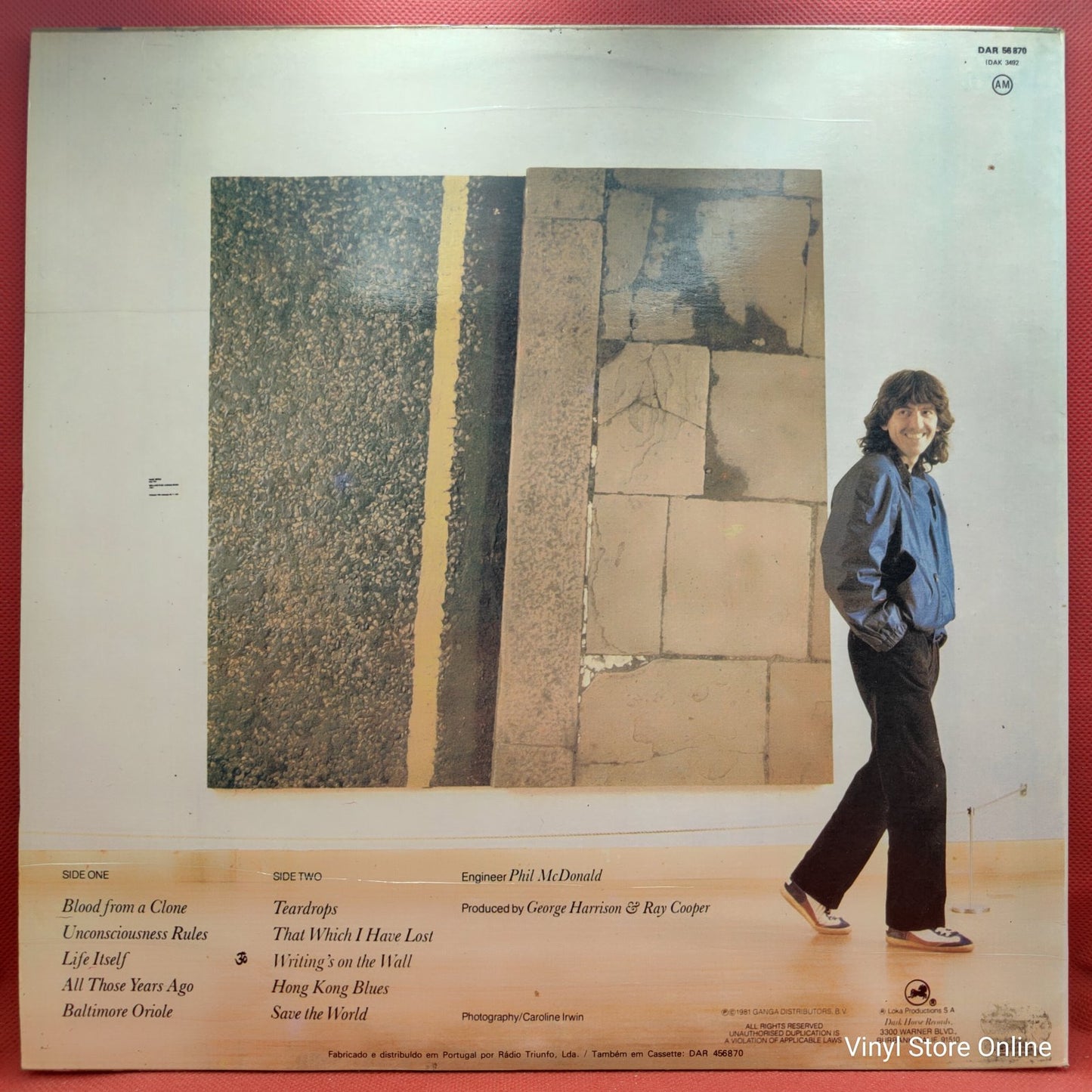 George Harrison - Somewhere In England (LP, Album)
