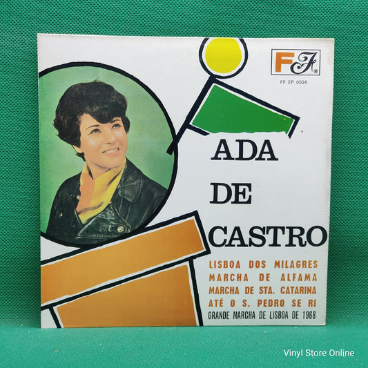 Ada De Castro - Grande Marcha de Lisboa de 1968 (7", EP, Mono)