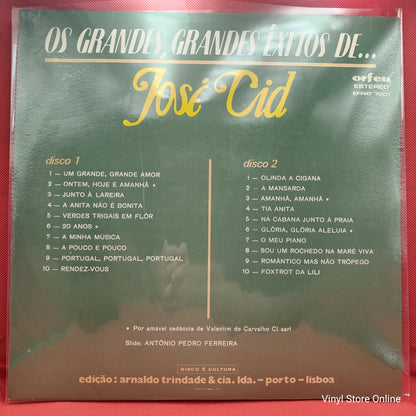 José Cid - Os Grandes, Grandes Êxitos De... (2xLP, Comp)