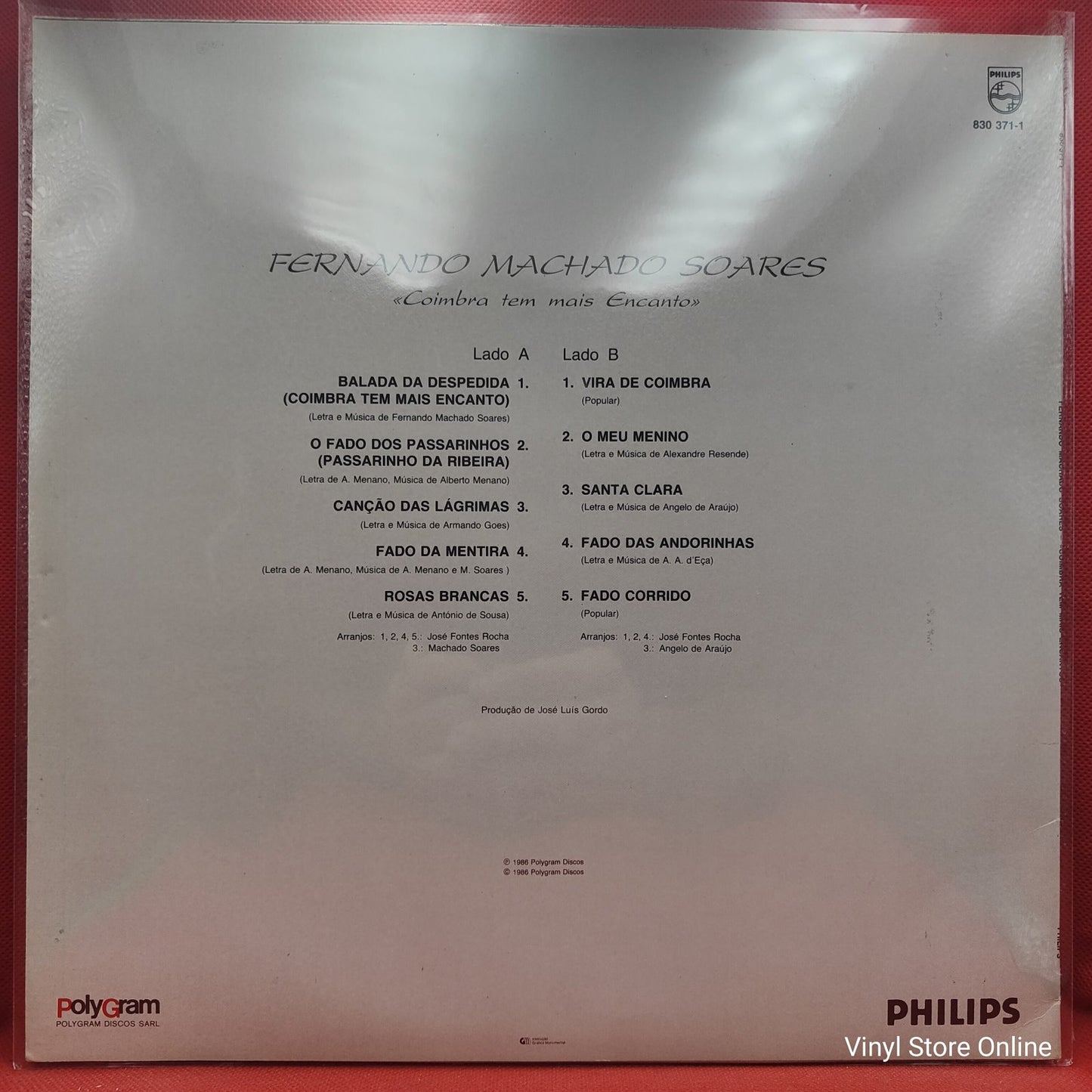 Fernando Machado Soares - Coimbra Tem Mais Encanto (LP, Album)