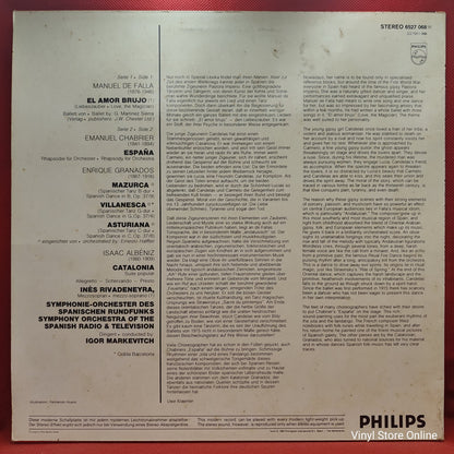 Orchester Des Spanischen Rundfunks, Igor Markevitch - Liebeszauber / España ∙ Catalonia / Danzas Españolas (LP, Comp)