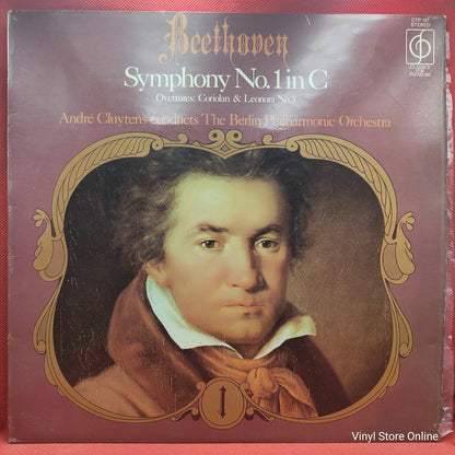 Beethoven, André Cluytens, The Berlin Philharmonic Orchestra - Symphony No. 1 In C / Overtures: Coriolan & Leonora No. 3 (LP)