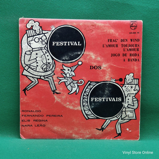 Ronnie Von, Fernando Pereira, Nara Leão, Elis Regina - Festival Dos Festivais (7", EP)