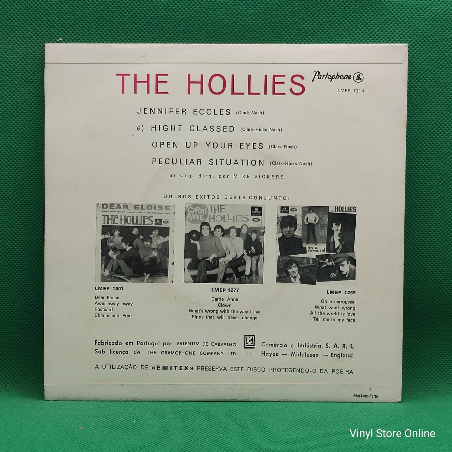The Hollies - Jennifer Eccles (7", EP)