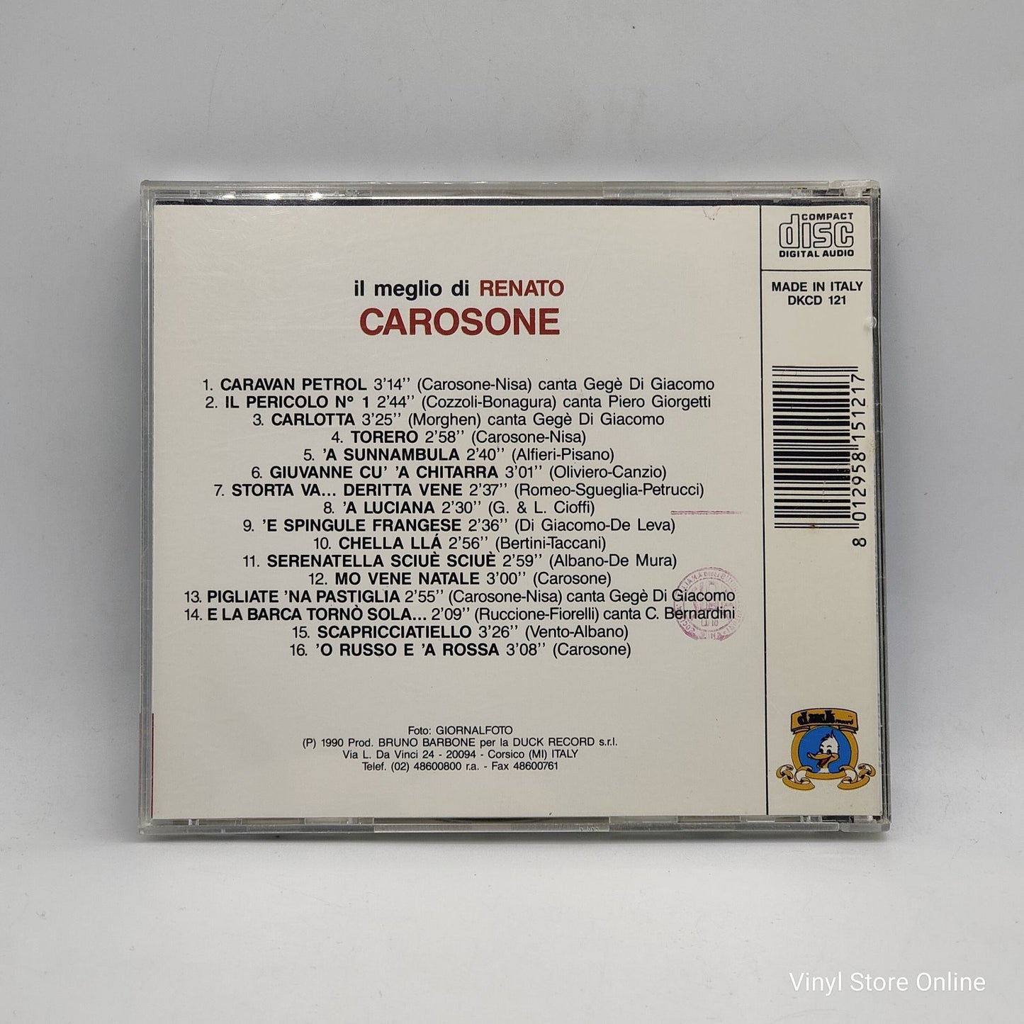 Renato Carosone - Il Meglio Di Renato Carosone (CD, Comp)