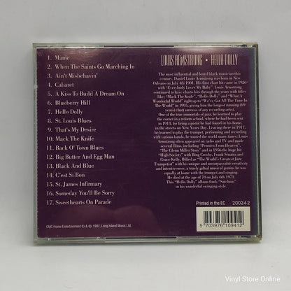 Louis Armstrong - Hello Dolly - 17 Jazz Favourites (CD, Comp)