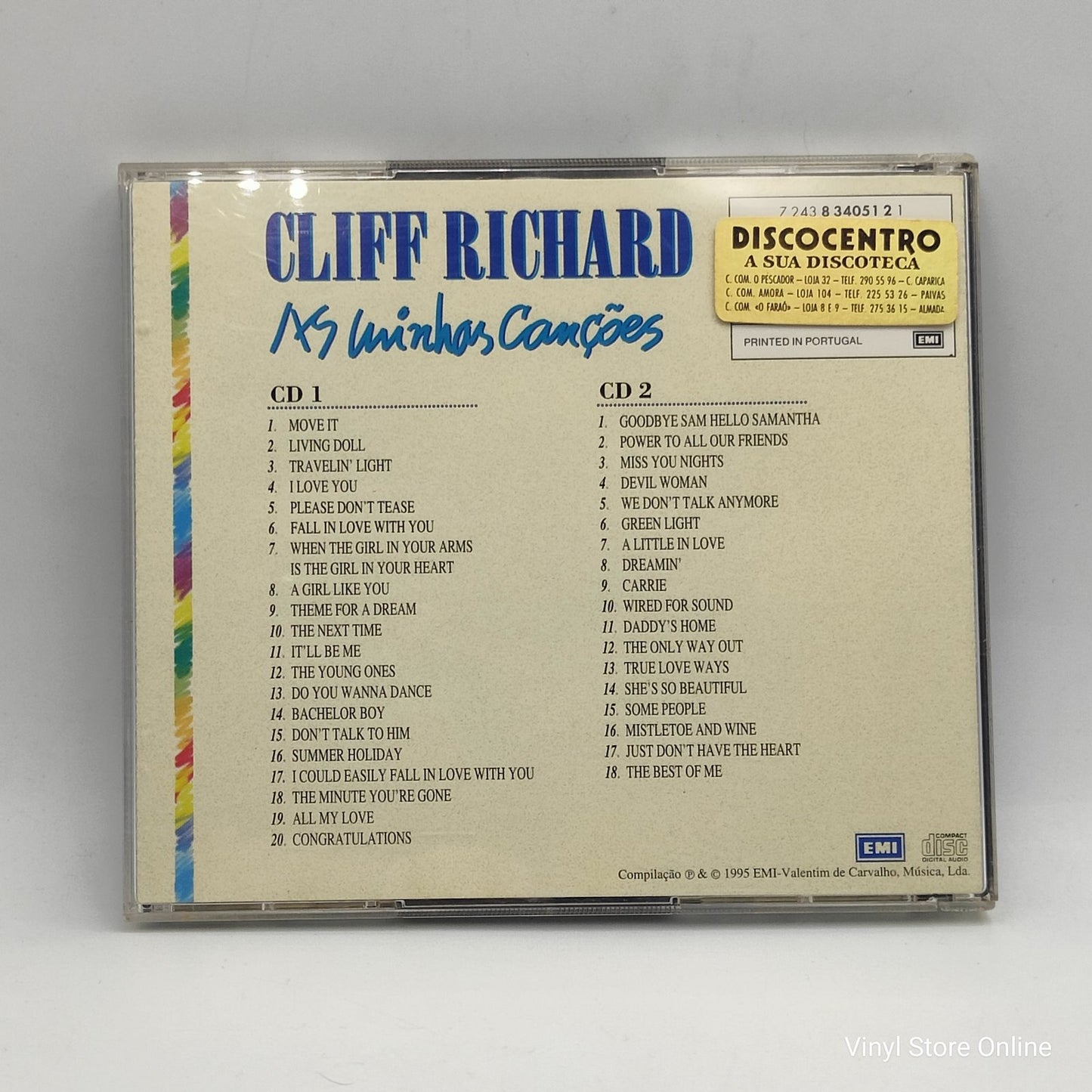 Cliff Richard - As Minhas Canções (2xCD, Comp)