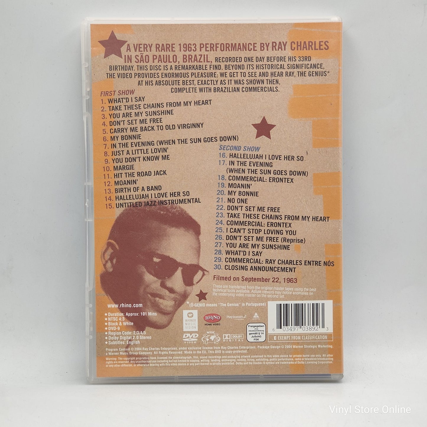 Ray Charles - Ô-Genio: Live In Brazil, 1963 (DVD))