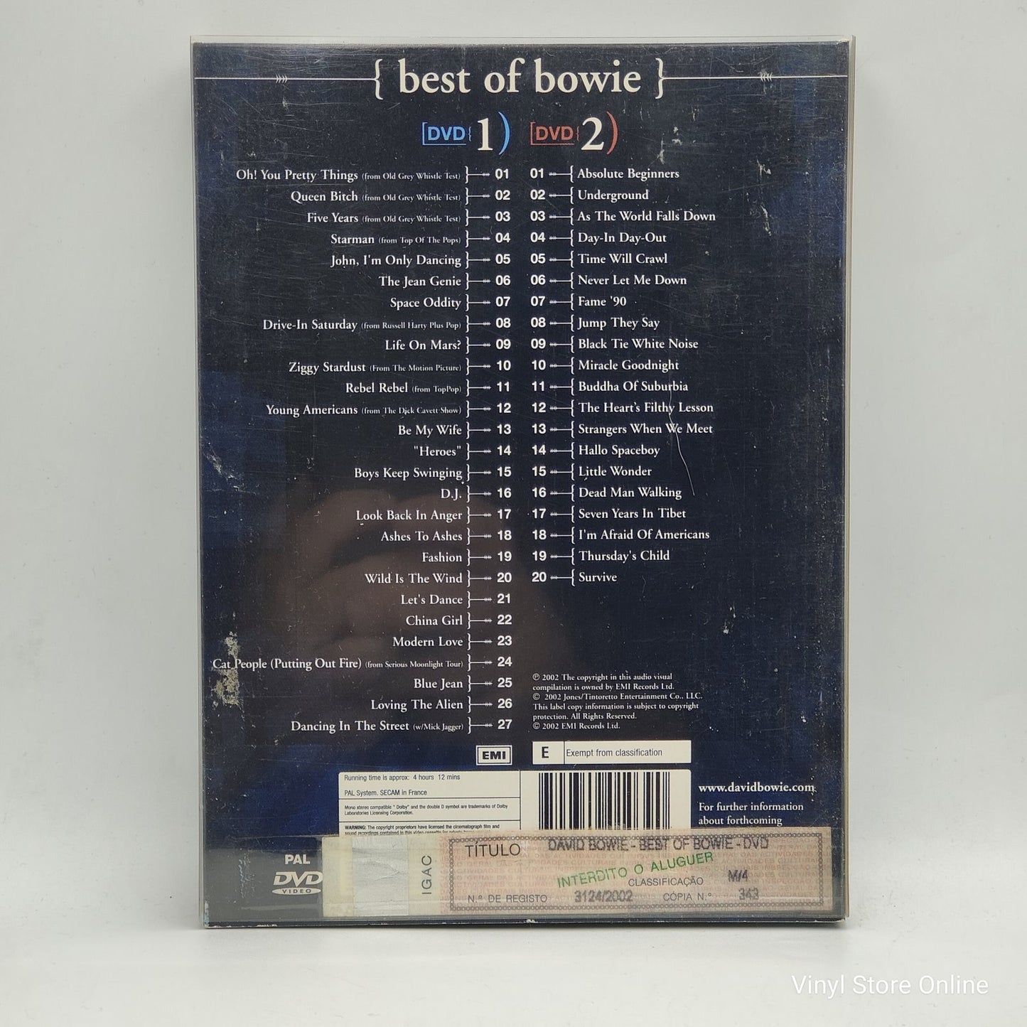 David Bowie - Best Of Bowie (2xDVD, Comp,)