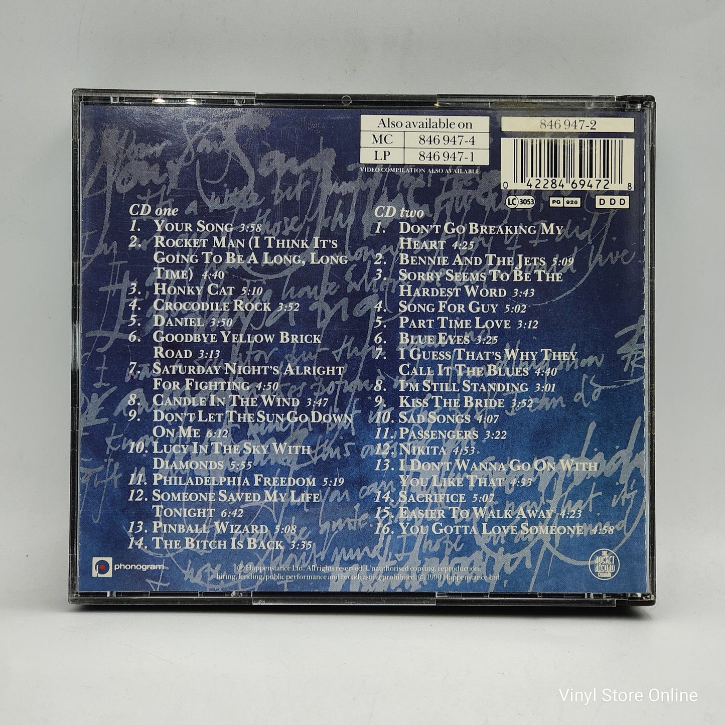 Elton John - The Very Best Of Elton John (2xCD, Comp, RP, Fat)