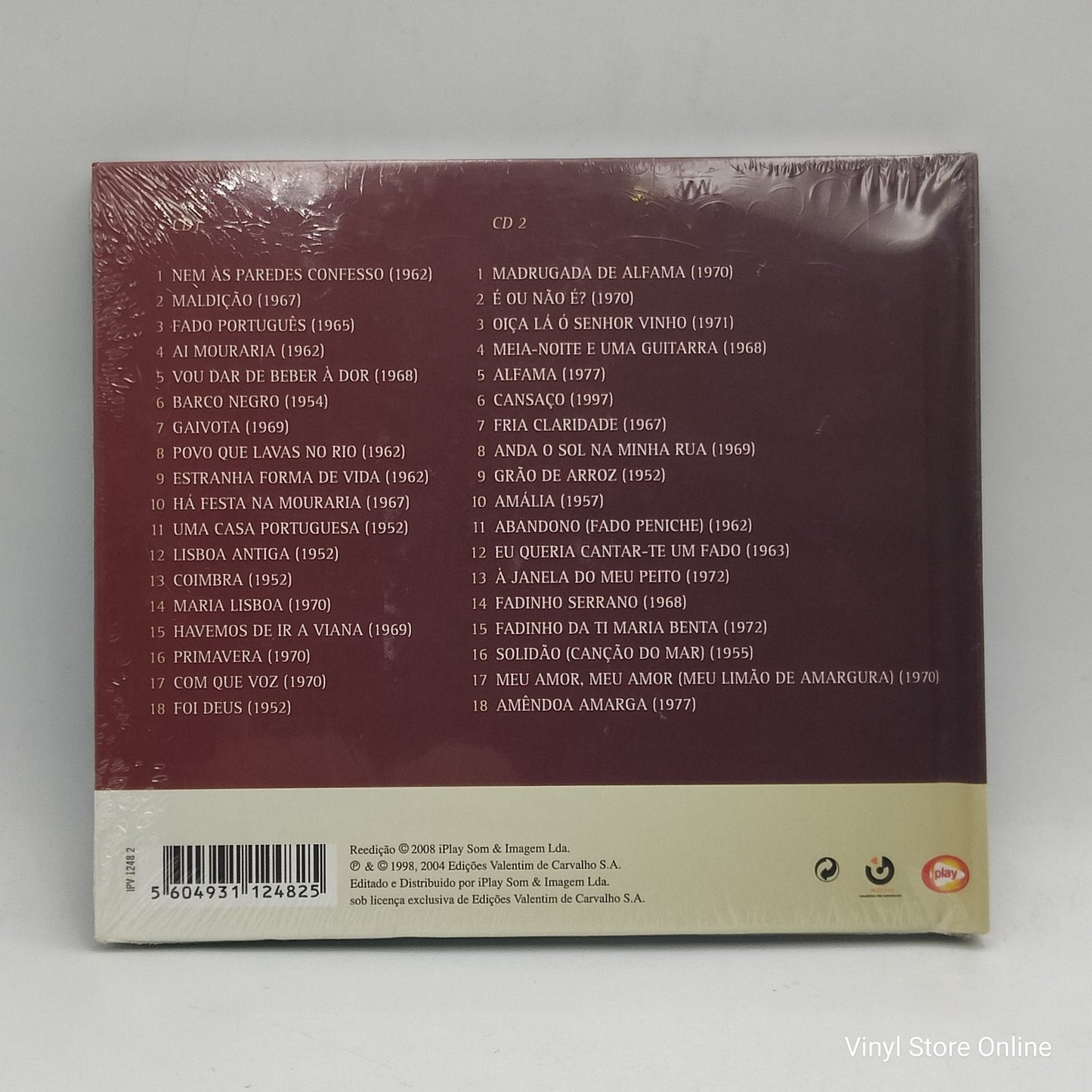 Amália Rodrigues - (The Art Of) Amália Rodrigues Vol. I & II (2xCD, Comp, RE, Dig)