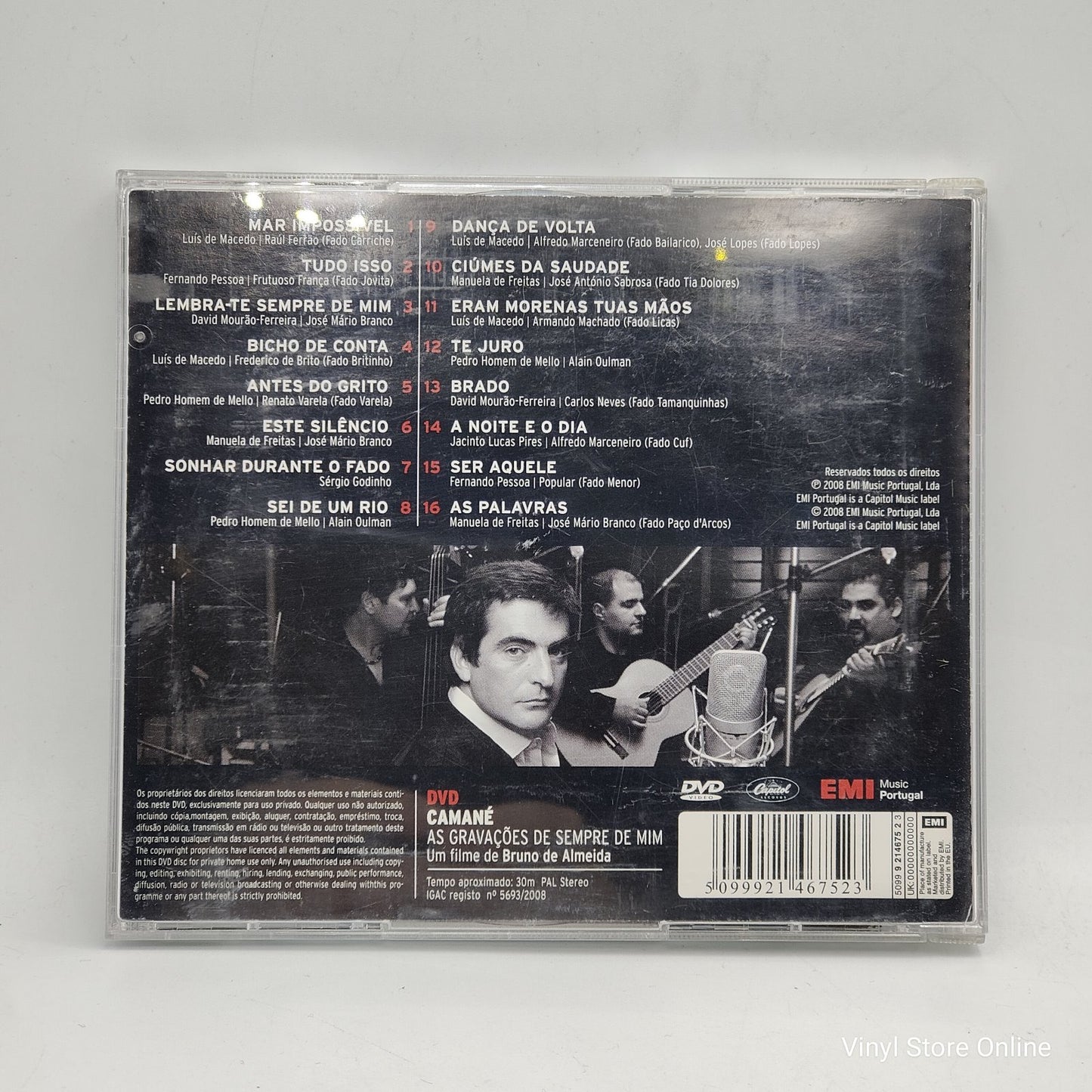Camané - Sempre De Mim (CD, Album + DVD-V, PAL)