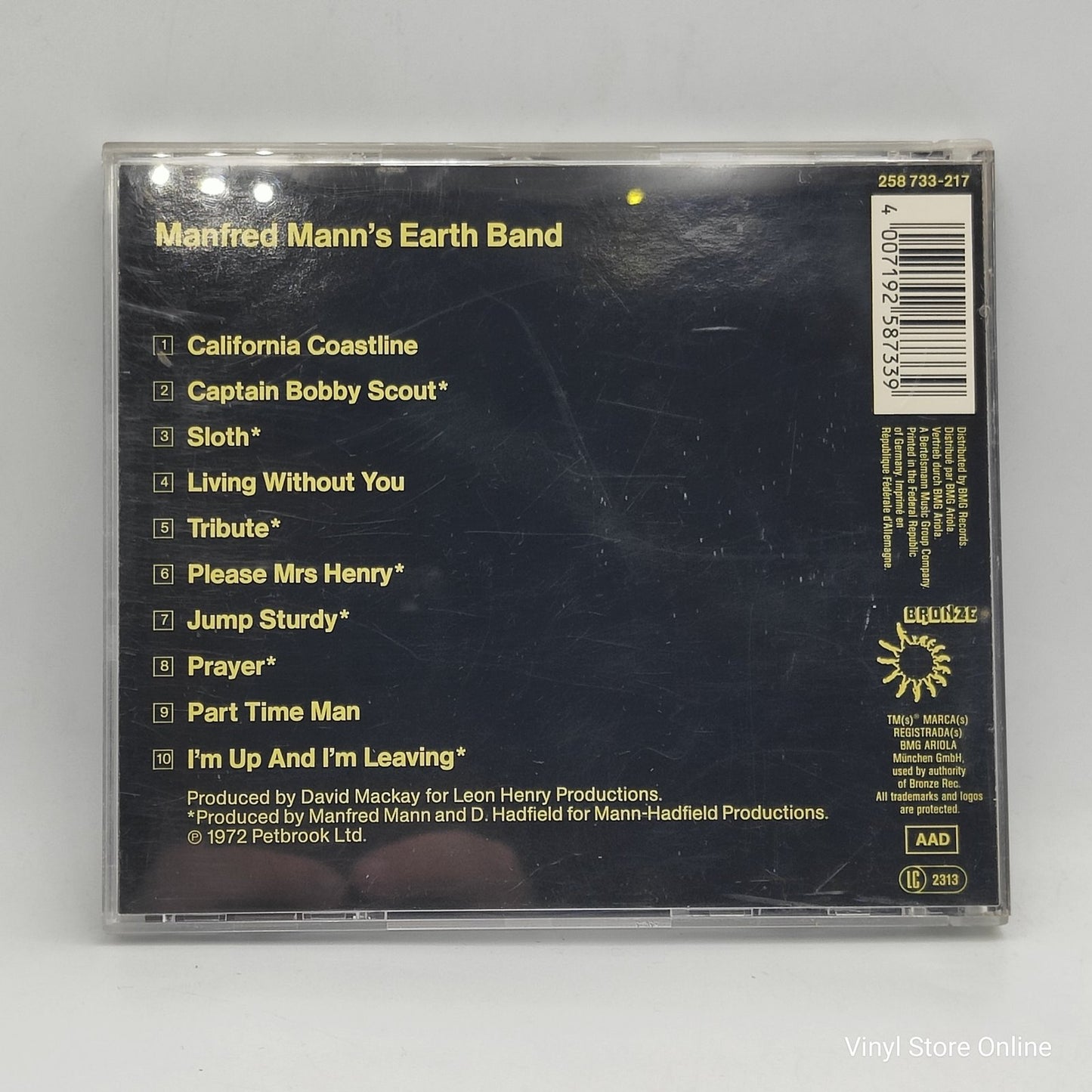 Manfred Mann's Earth Band - Manfred Mann's Earth Band (CD, Album, RE)