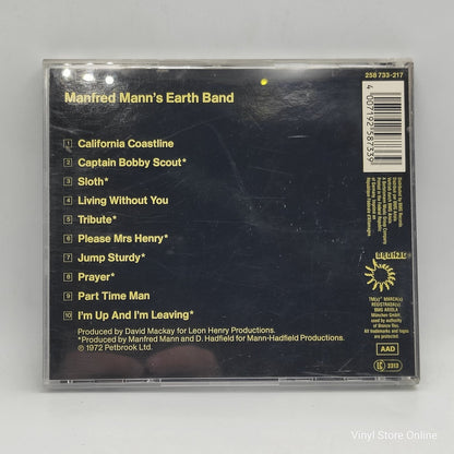 Manfred Mann's Earth Band - Manfred Mann's Earth Band (CD, Album, RE)
