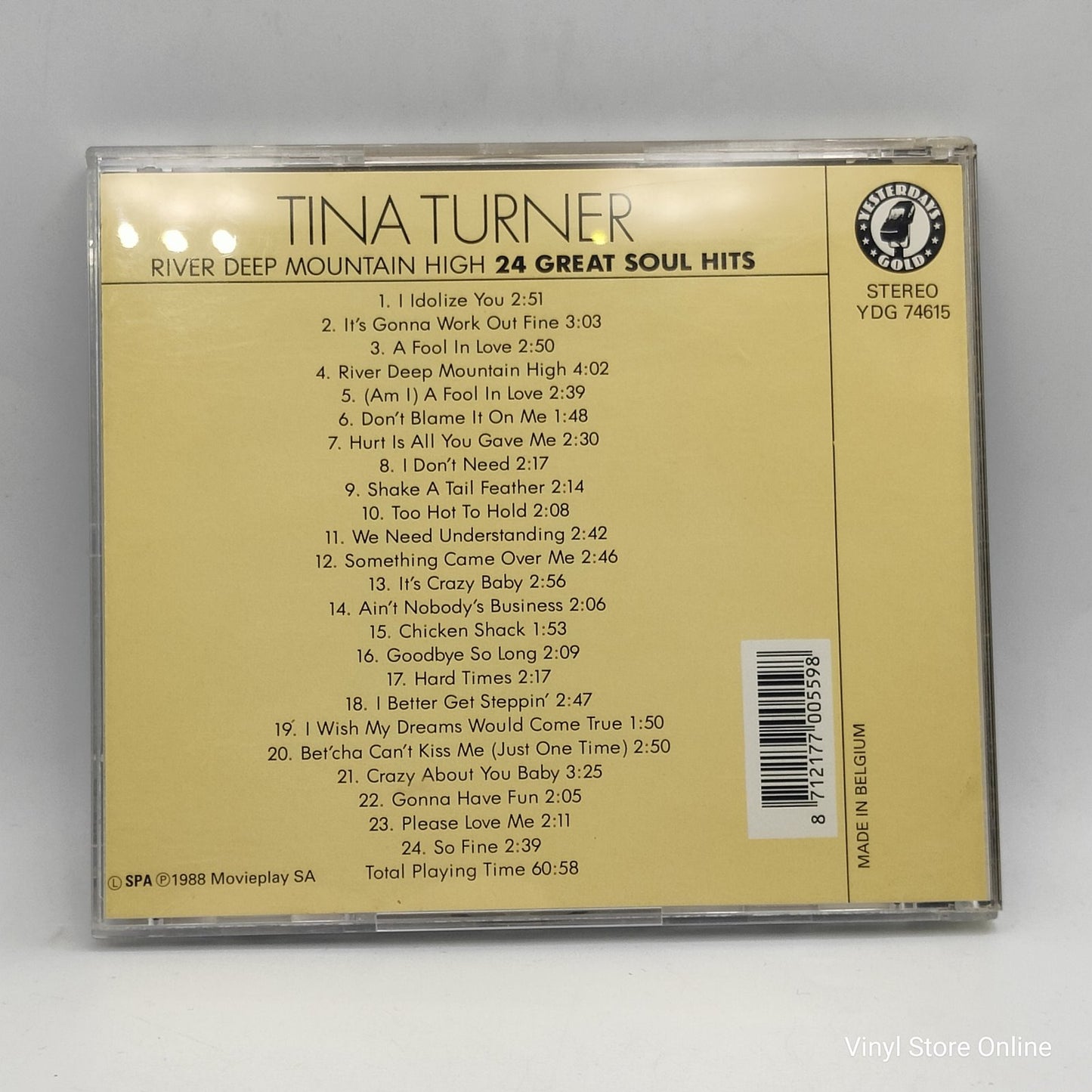 Tina Turner - 24 Great Soul Hits/ River Deep Mountain High (CD, Comp, Unofficial)
