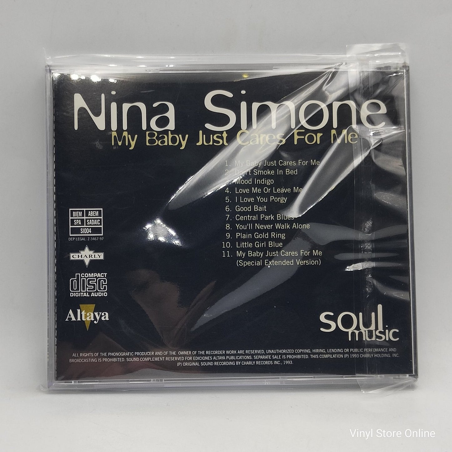 Nina Simone - My Baby Just Cares For Me (CD, Comp)