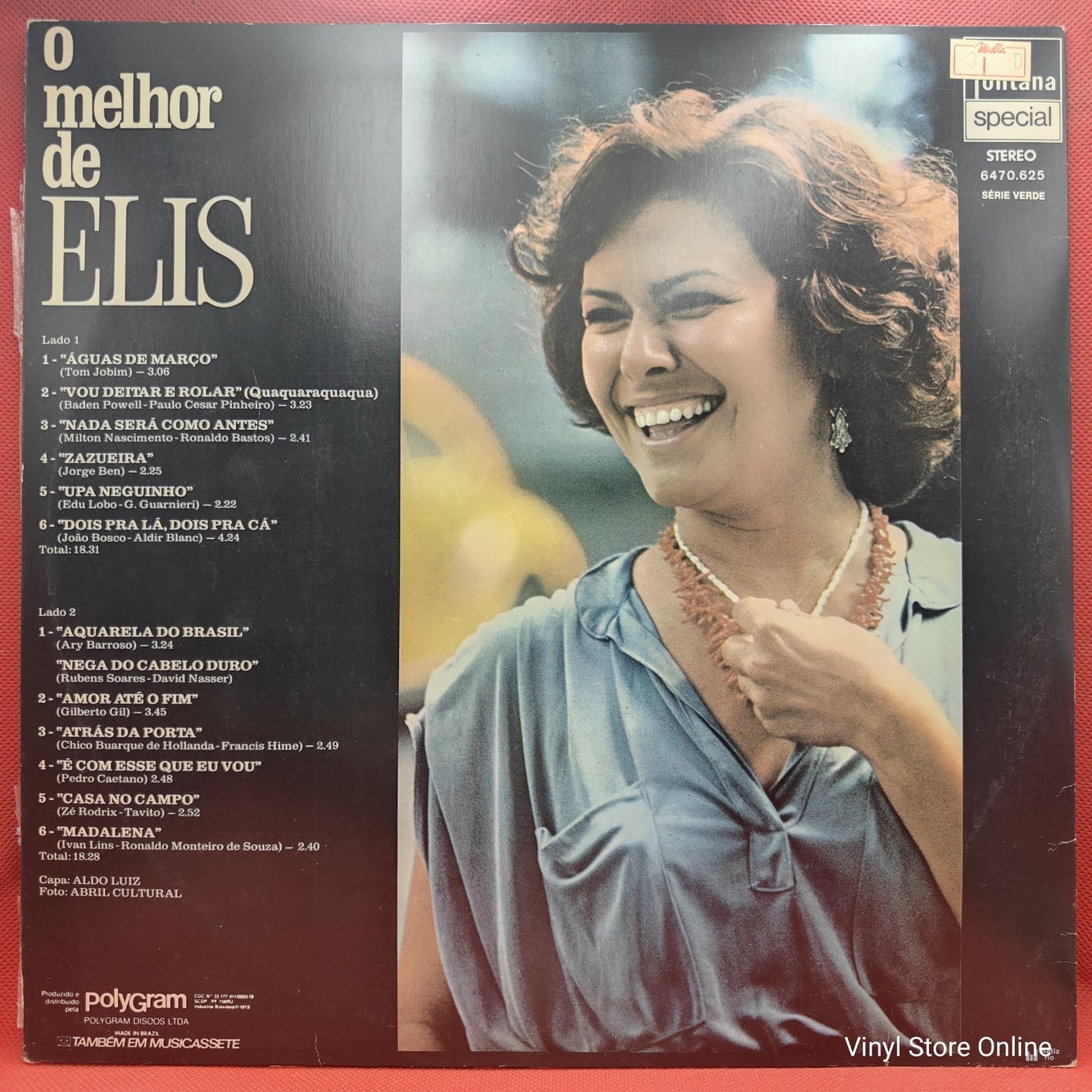 Elis Regina - O Melhor De Elis (LP, Comp)