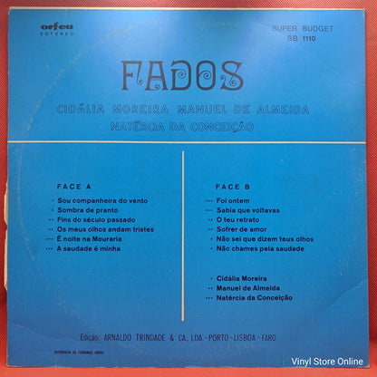 Cidália Moreira, Manuel De Almeida, Natércia Da Conceição - Fados (LP, Comp)