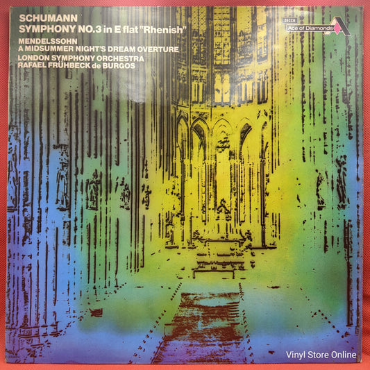 Schumann, Mendelssohn, London Symphony Orchestra - Symphony No.3 In E Flat "Rhenish", A Midsummer Night's Dream Overture (LP)