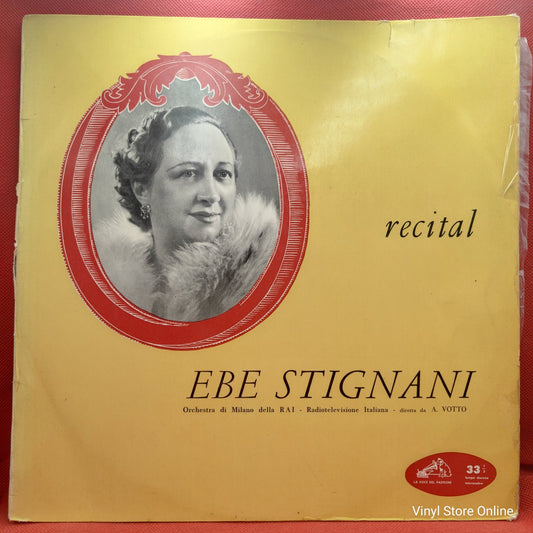 Ebe Stignani - Recital Operistico (LP, Mono)