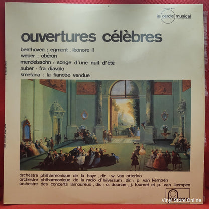 Beethoven / Weber / Mendelssohn / Auber / Smetana - Ouvertures Célèbres (LP, Comp, Mono)