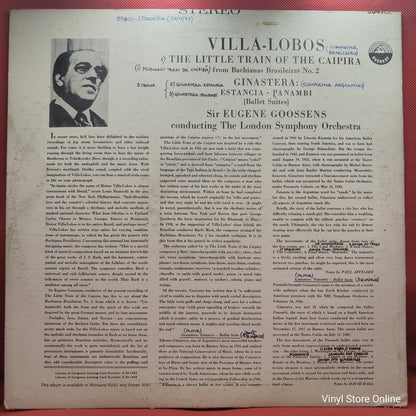 Villa-Lobos / Ginastera, London Symphony Orchestra - The Little Train Of The Caipira Brasileiras No. 2 / Estancia / Panambi (LP)