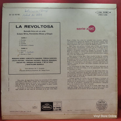 Ruperto Chapí - La Revoltosa (LP, Album)