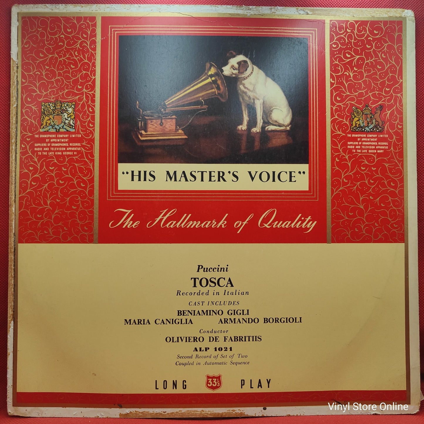Puccini - Tosca (2xLP, Mono)