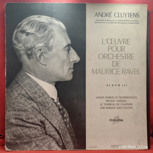 Maurice Ravel /  André Cluytens - L'Œuvre Pour Orchestre - Album 3 (LP, Mono)