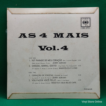 Jerry Adriani - As 4 Mais Vol. 4 (7", EP)
