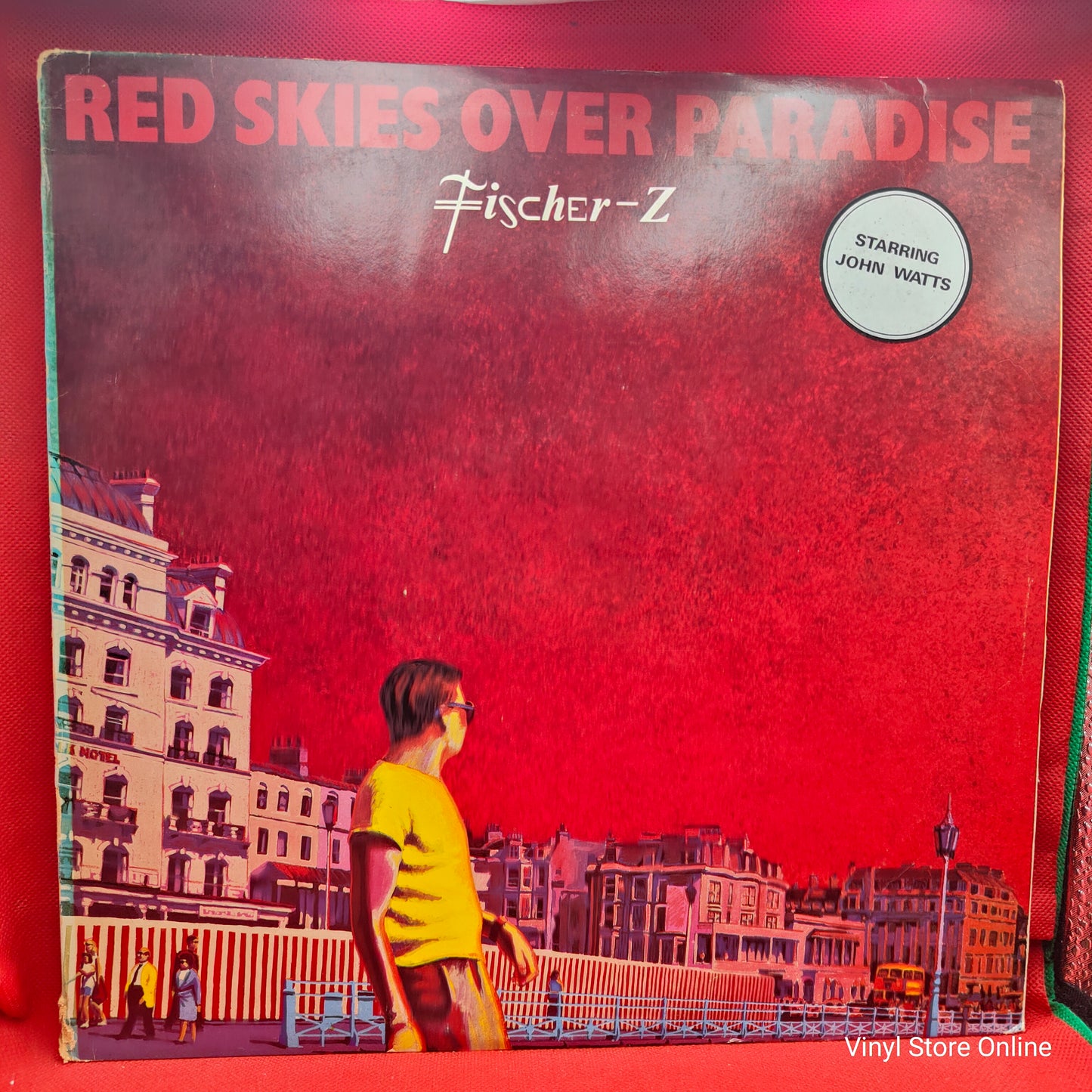 Fischer-Z - Red Skies Over Paradise (LP, Album, Club)