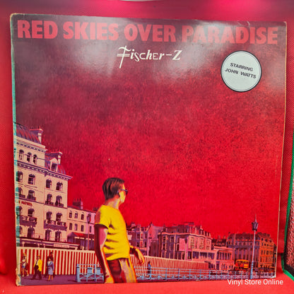 Fischer-Z - Red Skies Over Paradise (LP, Album, Club)