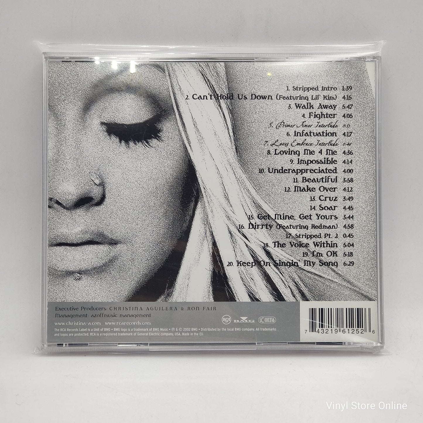 Christina Aguilera - Stripped (CD, Album, BMG)
