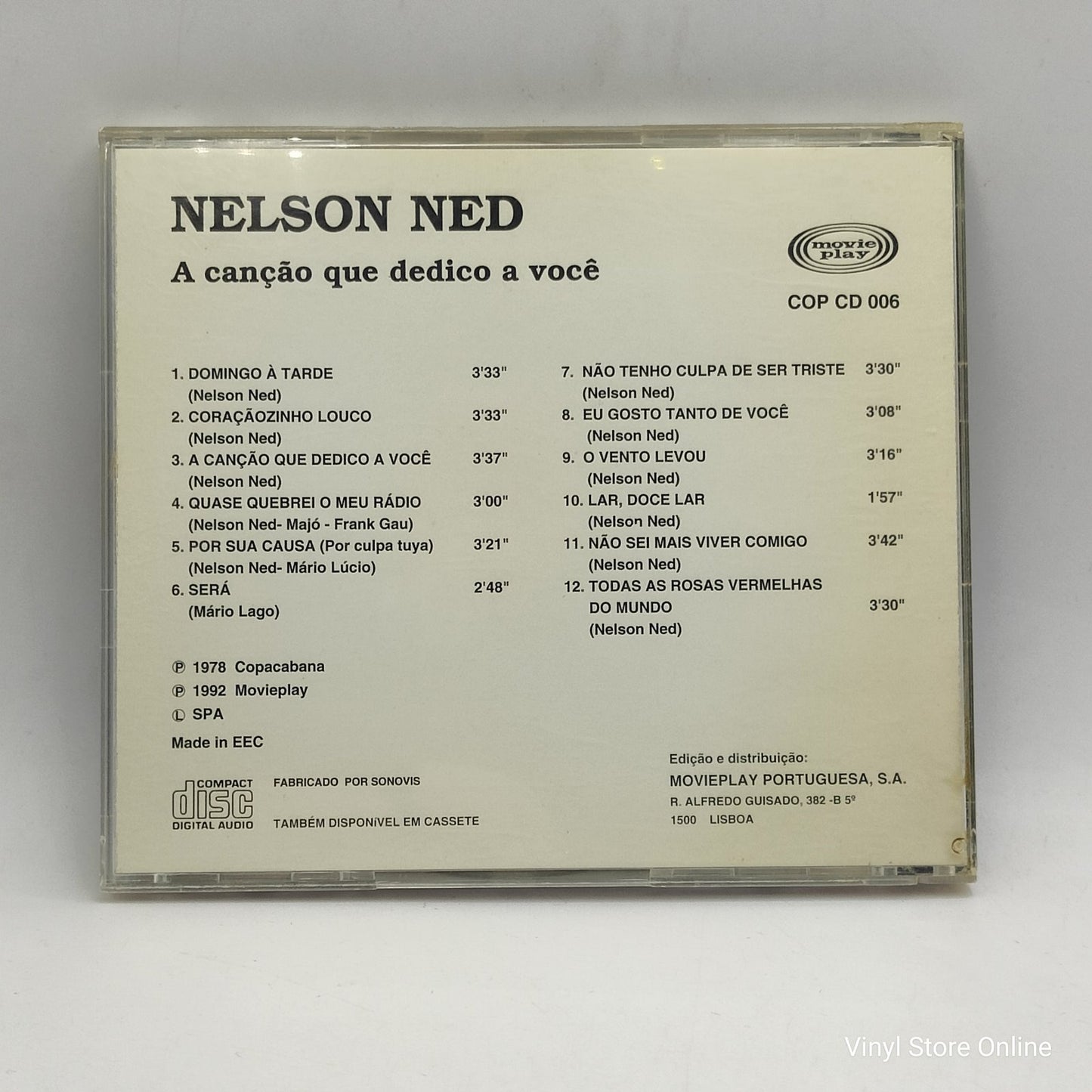 Nelson Ned - A Canção Que Dedico A Você  (CD, Comp)