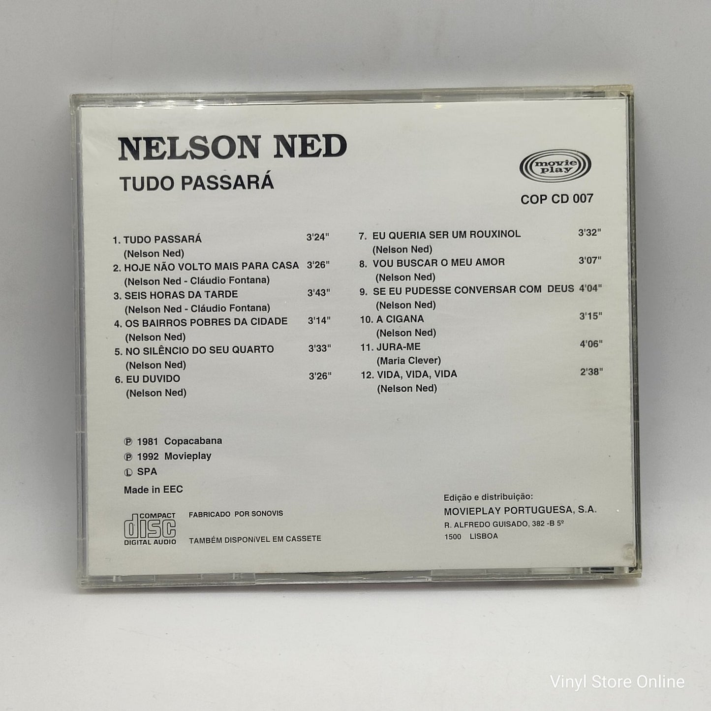 Nelson Ned - Tudo Passará  (CD, Comp)