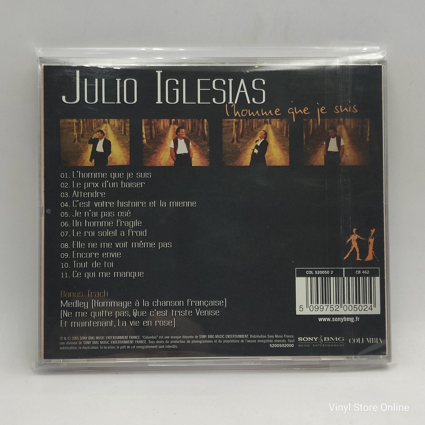 Julio Iglesias - L'homme Que Je Suis (CD, Album)