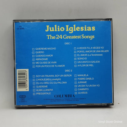 Julio Iglesias - The 24 Greatest Songs (2xCD, Comp)