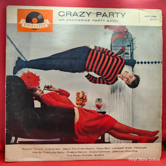 Zacharias' Party Band - Crazy Party (LP, Album, Mono)
