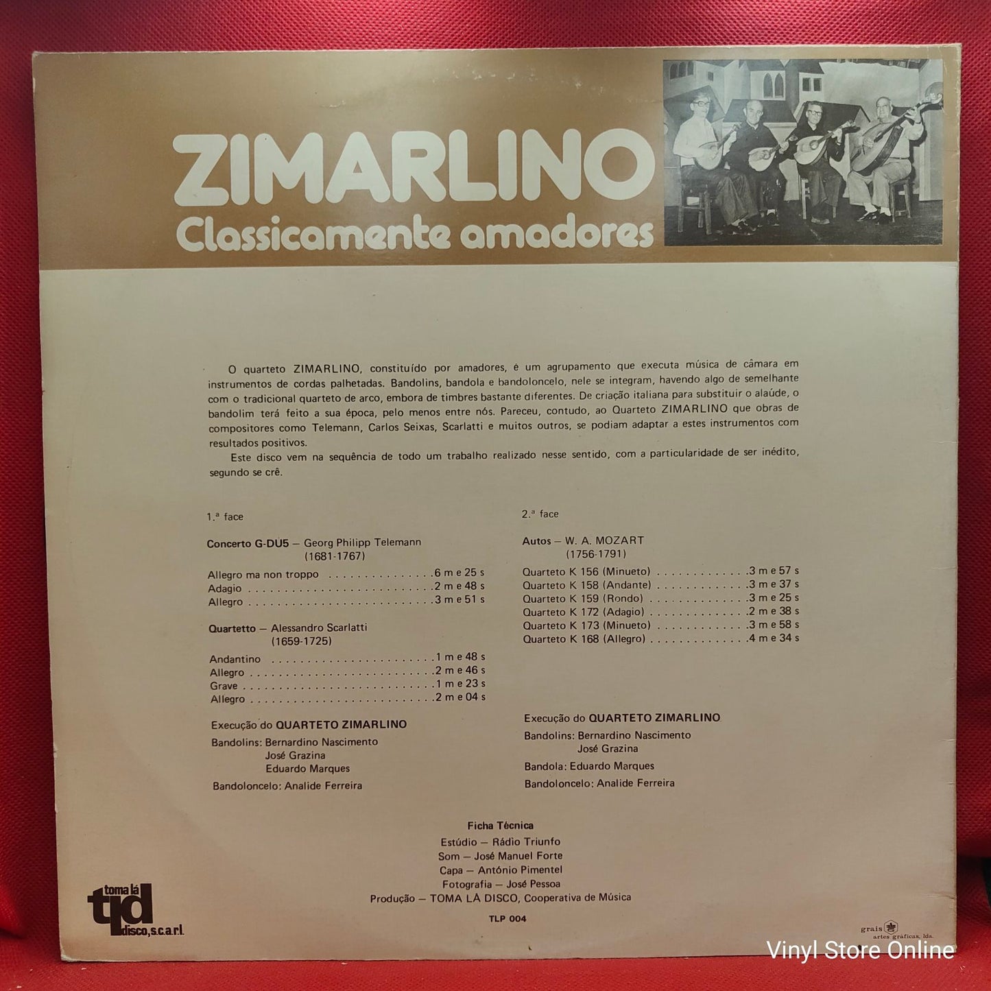 Zimarlino* - Clasicamente Amadores (LP, Album)