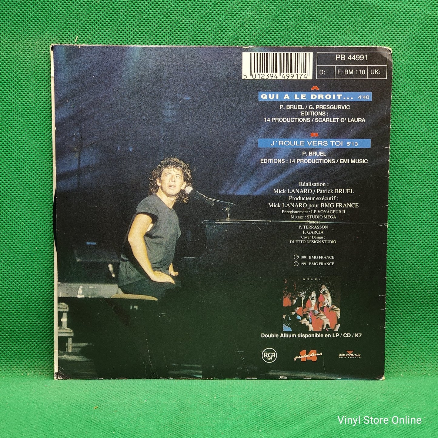 Patrick Bruel - Qui A Le Droit... (7", Single)