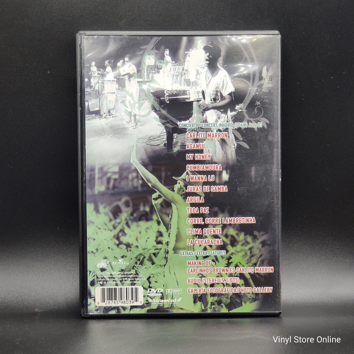 Carlinhos Brown - Inside Carlito Marron (DVD, Ste)