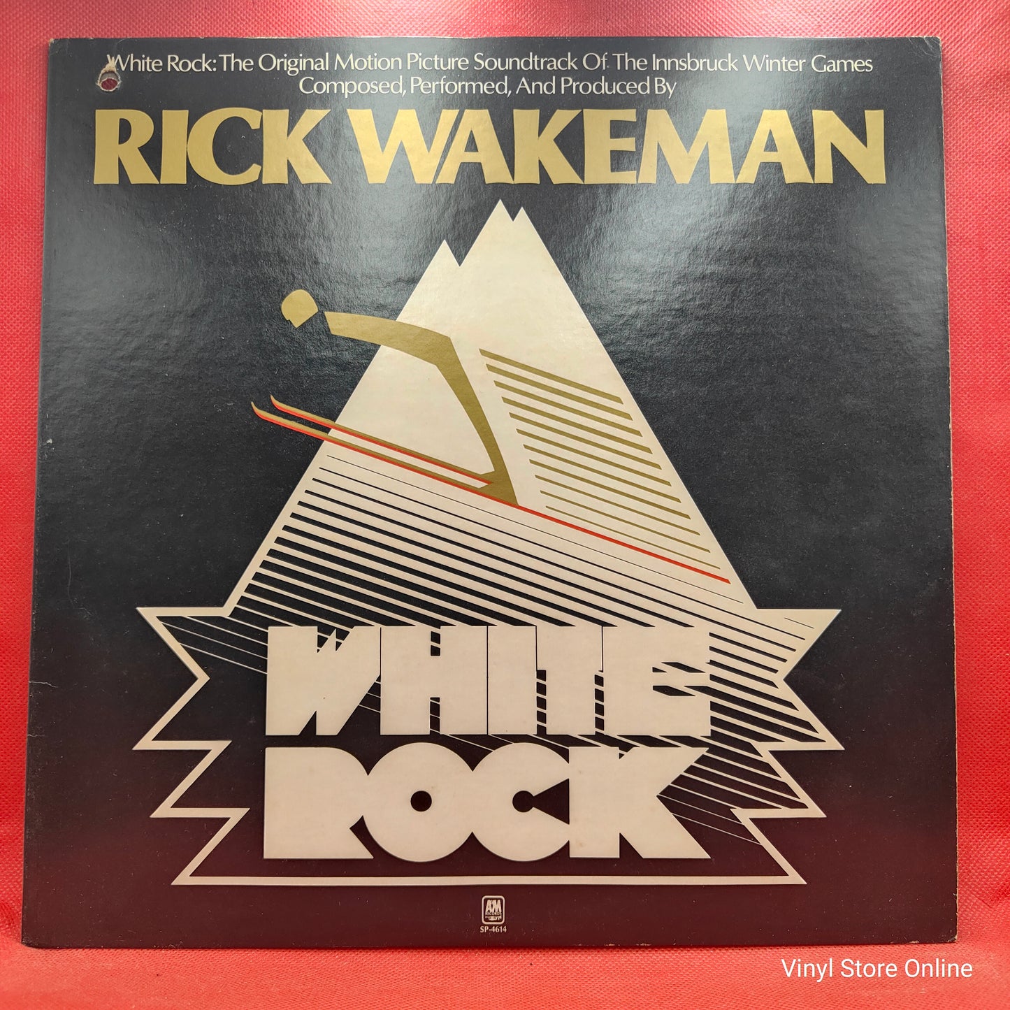 Rick Wakeman - White Rock (LP, Album, Pit)